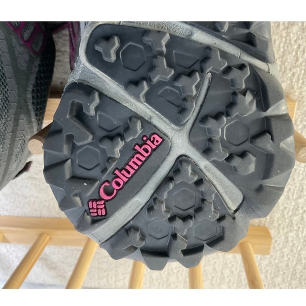 Columbia Conspiracy III OutDry Waterproof Trail Shoes Grey Purple Womens 7.5 - Picture 4 of 12